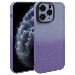 Gradient Starry Silicone Phone Case with Lens Film, For iPhone 13, For iPhone 12, For iPhone 12 Pro Max, For iPhone 12 Pro, For iPhone 11 Pro Max