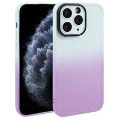 Gradient Starry Silicone Phone Case with Lens Film, For iPhone 13, For iPhone 12, For iPhone 12 Pro Max, For iPhone 12 Pro, For iPhone 11 Pro Max