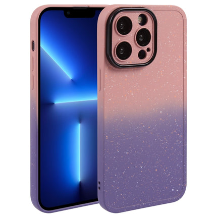 Gradient Starry Silicone Phone Case with Lens Film, For iPhone 13 Pro Max, For iPhone 13 Pro, For iPhone 13, For iPhone 12