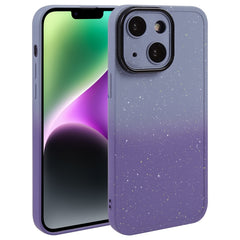 Gradient Starry Silicone Phone Case with Lens Film, For iPhone 15 Pro Max, For iPhone 14 Plus, For iPhone 14, For iPhone 15 Pro, For iPhone 15 Plus