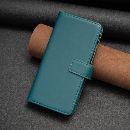 9 Card Slots Zipper Wallet Leather Flip Phone Case, For Motorola Edge 40, For Motorola Moto G13 4G / G23 4G / G53 5G, For Motorola Moto G14 4G, For Motorola Moto E13 4G