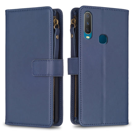 9 Card Slots Zipper Wallet Leather Flip Phone Case, For vivo Y11 / Y15 / Y12 / Y17, For vivo Y78 5G, For vivo Y35 4G / Y22s, For vivo Y21 / Y21s / Y33s