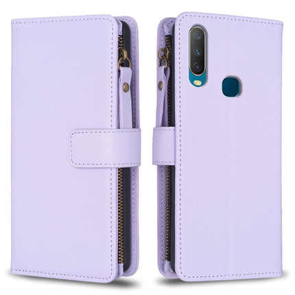 9 Card Slots Zipper Wallet Leather Flip Phone Case, For vivo Y11 / Y15 / Y12 / Y17, For vivo Y78 5G, For vivo Y35 4G / Y22s, For vivo Y21 / Y21s / Y33s