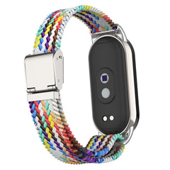 Metal Head + Adjustable Nylon Braided Steel Buckle Watch Band