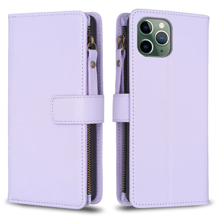 9 Card Slots Zipper Wallet Leather Flip Phone Case, For iPhone 12 Pro Max, For iPhone 11 Pro Max, For iPhone 11, For iPhone 11 Pro