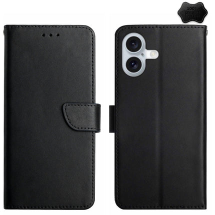 Flip-Telefonhülle aus echtem Leder mit Fingerabdruckschutz, für iPhone 16 Pro Max, für iPhone 16 Pro, für iPhone 16 Plus, für iPhone 16, für iPhone SE 2024, für iPhone 15 Pro Max, für iPhone 15 Pro, für iPhone 15 Plus, für iPhone 15