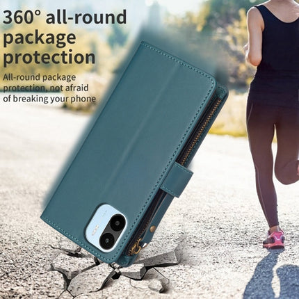 9 Card Slots Zipper Wallet Leather Flip Phone Case, For Xiaomi Redmi A1 / A2, For Xiaomi Redmi Note 12 Pro+ 5G Global, For Xiaomi Redmi Note 12 Pro, For Xiaomi Redmi Note 12 5G