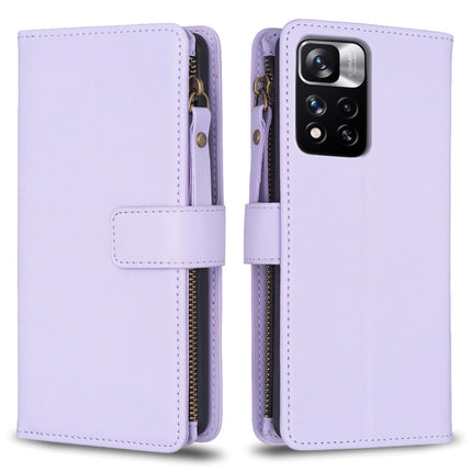 9 Card Slots Zipper Wallet Leather Flip Phone Case, For Xiaomi Redmi 10C, For Xiaomi 12 Pro, For Xiaomi 12, For Xiaomi Redmi Note 11 Pro