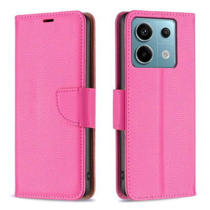Litchi Texture Pure Color Leather Phone Case, For Xiaomi Redmi Note 13 Pro+ 5G, For Xiaomi Redmi Note 13 Pro 5G