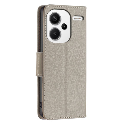 Litchi Texture Pure Color Leather Phone Case, For Xiaomi Redmi Note 13 Pro+ 5G, For Xiaomi Redmi Note 13 Pro 5G