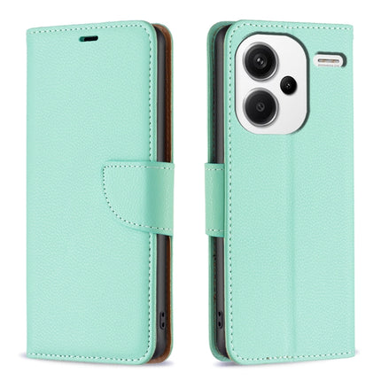 Litchi Texture Pure Color Leather Phone Case, For Xiaomi Redmi Note 13 Pro+ 5G, For Xiaomi Redmi Note 13 Pro 5G