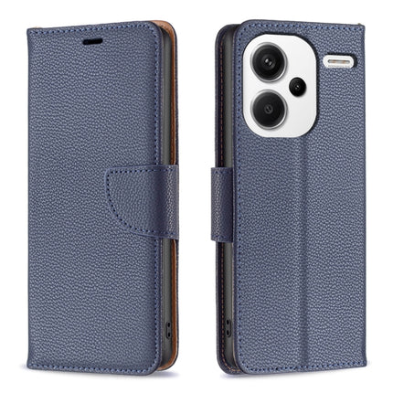 Litchi Texture Pure Color Leather Phone Case, For Xiaomi Redmi Note 13 Pro+ 5G, For Xiaomi Redmi Note 13 Pro 5G