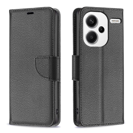 Litchi Texture Pure Color Leather Phone Case, For Xiaomi Redmi Note 13 Pro+ 5G, For Xiaomi Redmi Note 13 Pro 5G