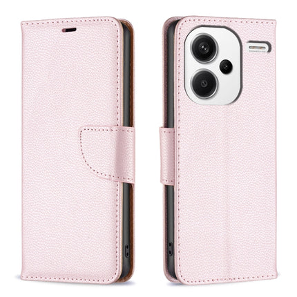Litchi Texture Pure Color Leather Phone Case, For Xiaomi Redmi Note 13 Pro+ 5G, For Xiaomi Redmi Note 13 Pro 5G