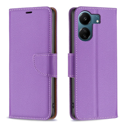 Litchi Texture Pure Color Leather Phone Case, For Xiaomi Redmi 12 4G, For Xiaomi Redmi Note 13, For Xiaomi Redmi 13C