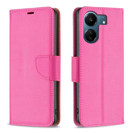 Litchi Texture Pure Color Leather Phone Case, For Xiaomi Redmi 12 4G, For Xiaomi Redmi Note 13, For Xiaomi Redmi 13C