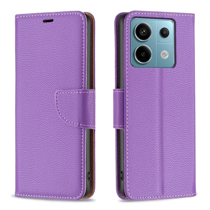 Litchi Texture Pure Color Leather Phone Case, For Xiaomi Redmi Note 13 4G Global, For Xiaomi Redmi Note 13 Pro 4G Global, For Xiaomi Civi 3 5G