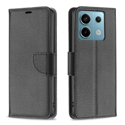 Litchi Texture Pure Color Leather Phone Case, For Xiaomi Redmi Note 13 4G Global, For Xiaomi Redmi Note 13 Pro 4G Global, For Xiaomi Civi 3 5G