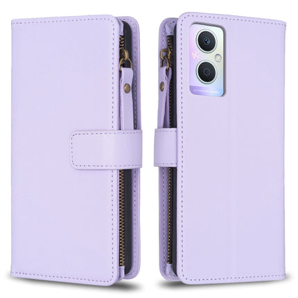9 Card Slots Zipper Wallet Leather Flip Phone Case, For OPPO Find X6 Pro, For OPPO Find X6, For OPPO A96 5G / Reno7 Z, For OPPO A94 4G / Reno5 F / F19 Pro