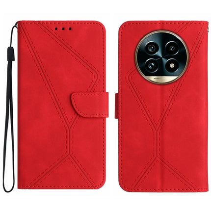 Stitching Embossed Leather Phone Case, For Realme C75 4G, For Realme 13+ 5G Global, For Realme 13 Pro 5G / 13 Pro+ 5G, For Realme C63 4G Global/ C61