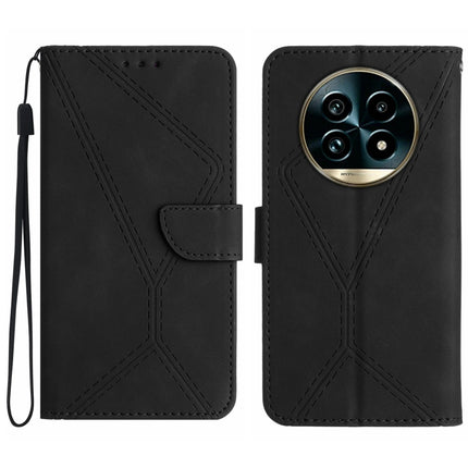 Stitching Embossed Leather Phone Case, For Realme C75 4G, For Realme 13+ 5G Global, For Realme 13 Pro 5G / 13 Pro+ 5G, For Realme C63 4G Global/ C61
