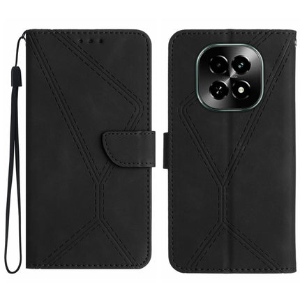 Stitching Embossed Leather Phone Case, For Realme C63 5G, For Realme 12 5G Global, For Realme 12+ Global, For Realme 12 Pro/12 Pro+ Global