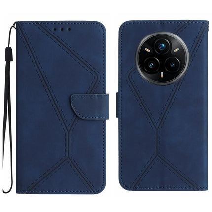 Stitching Embossed Leather Phone Case, For Realme C75 5G, For Realme 14 5G Global / P3 5G Global, For Realme P3 Pro 5G Global, For Realme 14 Pro+ 5G