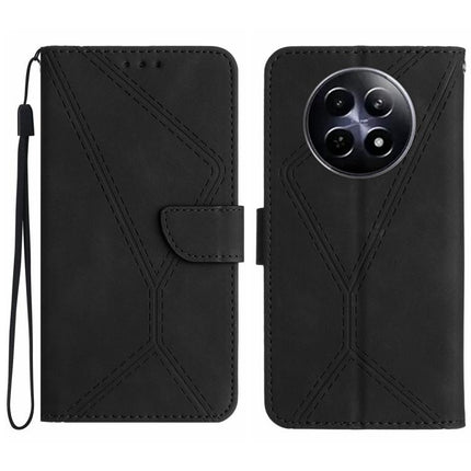Stitching Embossed Leather Phone Case, For Realme C75 4G, For Realme 13+ 5G Global, For Realme 13 Pro 5G / 13 Pro+ 5G, For Realme C63 4G Global/ C61
