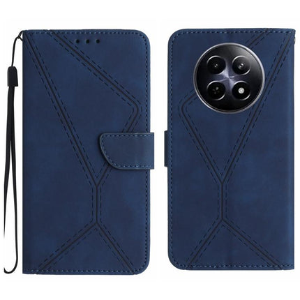Stitching Embossed Leather Phone Case, For Realme C75 4G, For Realme 13+ 5G Global, For Realme 13 Pro 5G / 13 Pro+ 5G, For Realme C63 4G Global/ C61