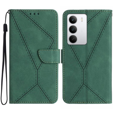 Stitching Embossed Leather Phone Case, For Realme C85 Pro 4G, For Realme 15T 5G, For Realme 15 5G Global / 15 Pro 5G Global, For Realme C71 4G