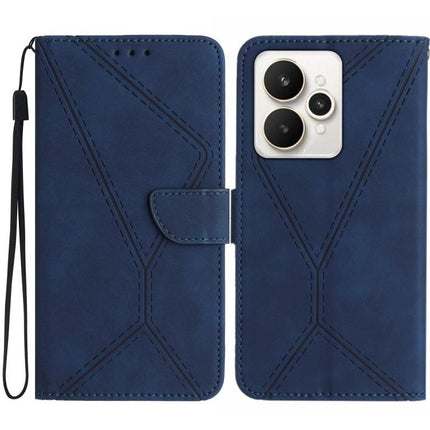 Stitching Embossed Leather Phone Case, For Realme C85 Pro 4G, For Realme 15T 5G, For Realme 15 5G Global / 15 Pro 5G Global, For Realme C71 4G