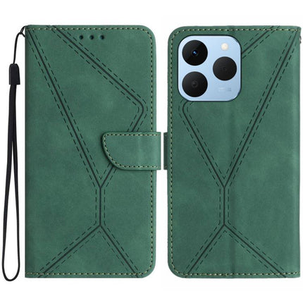 Stitching Embossed Leather Phone Case, For Realme C85 Pro 4G, For Realme 15T 5G, For Realme 15 5G Global / 15 Pro 5G Global, For Realme C71 4G