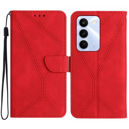 Stitching Embossed Leather Phone Case, For Realme C100 4G, For Realme C83 5G, For Realme 16 Pro+ 5G, For Realme C85 5G