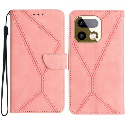 Stitching Embossed Leather Phone Case, For Realme C100 4G, For Realme C83 5G, For Realme 16 Pro+ 5G, For Realme C85 5G