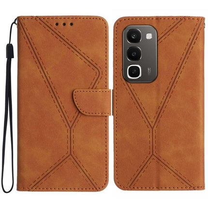 Stitching Embossed Leather Phone Case, For Realme C100 4G, For Realme C83 5G, For Realme 16 Pro+ 5G, For Realme C85 5G