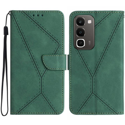 Stitching Embossed Leather Phone Case, For Realme C100 4G, For Realme C83 5G, For Realme 16 Pro+ 5G, For Realme C85 5G