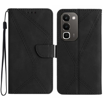 Stitching Embossed Leather Phone Case, For Realme C100 4G, For Realme C83 5G, For Realme 16 Pro+ 5G, For Realme C85 5G