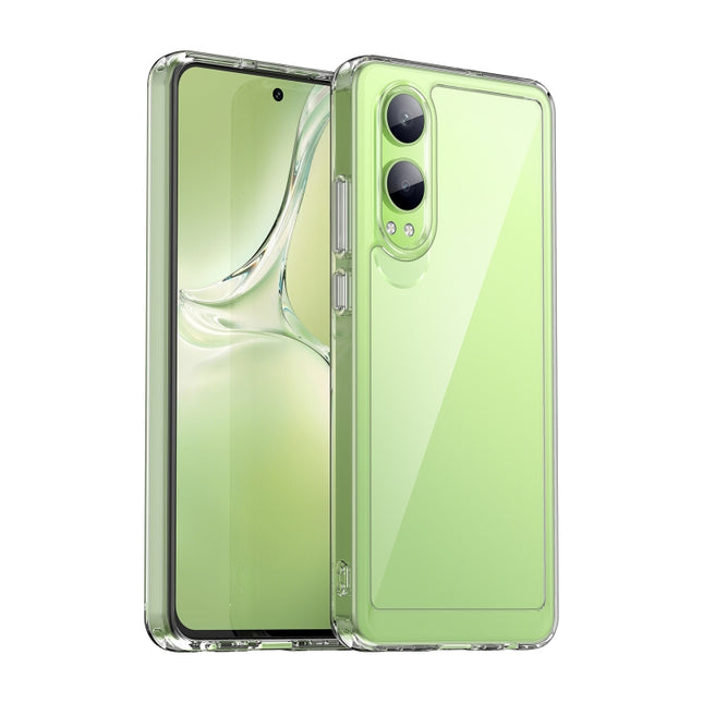 Colorful Series Acrylic Hybrid TPU Phone Case, For OPPO K12x, For OPPO A3 Pro Global, For OPPO Reno11 Global, For OPPO Reno11 Pro Global