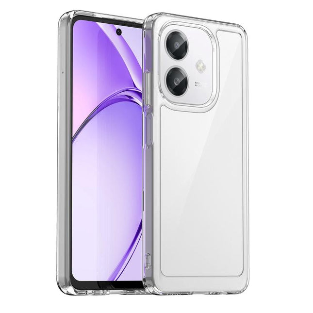 Colorful Series Acrylic Hybrid TPU Phone Case, For OPPO A3X 5G India, For OPPO A3 Energy, For OPPO Reno12 F 4G, For OPPO Reno12 F 5G