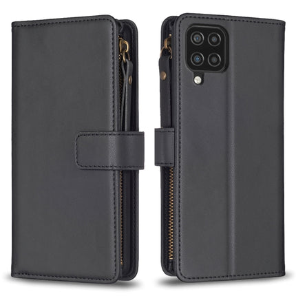 9 Card Slots Zipper Wallet Leather Flip Phone Case, For Samsung Galaxy A12, For Samsung Galaxy A42 5G, For Samsung Galaxy A31, For Samsung Galaxy S20 Ultra