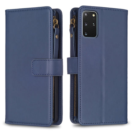 9 Card Slots Zipper Wallet Leather Flip Phone Case, For Samsung Galaxy S20, For Samsung Galaxy S20+, For Samsung Galaxy A71 4G, For Samsung Galaxy A51 4G