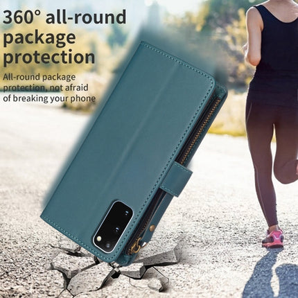 9 Card Slots Zipper Wallet Leather Flip Phone Case, For Samsung Galaxy S20, For Samsung Galaxy S20+, For Samsung Galaxy A71 4G, For Samsung Galaxy A51 4G