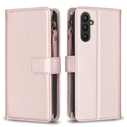 9 Card Slots Zipper Wallet Leather Flip Phone Case, For Samsung Galaxy S24 Ultra 5G, For Samsung Galaxy A35, For Samsung Galaxy A25 5G, For Samsung Galaxy S24+ 5G