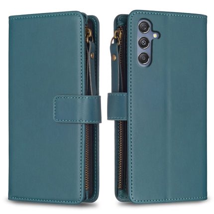 9 Card Slots Zipper Wallet Leather Flip Phone Case, For Samsung Galaxy M34 5G, For Samsung Galaxy A55, For Samsung Galaxy A15, For Samsung Galaxy A24 4G
