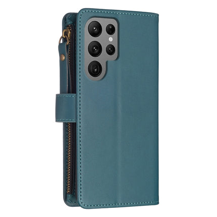 9 Card Slots Zipper Wallet Leather Flip Phone Case, For Samsung Galaxy S24 Ultra 5G, For Samsung Galaxy A35, For Samsung Galaxy A25 5G, For Samsung Galaxy S24+ 5G