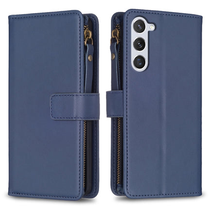 9 Card Slots Zipper Wallet Leather Flip Phone Case, For Samsung Galaxy S24+ 5G, For Samsung Galaxy S23 FE 5G, For Samsung Galaxy S24 5G, For Samsung Galaxy A34 5G