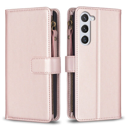 9 Card Slots Zipper Wallet Leather Flip Phone Case, For Samsung Galaxy S24+ 5G, For Samsung Galaxy S23 FE 5G, For Samsung Galaxy S24 5G, For Samsung Galaxy A34 5G