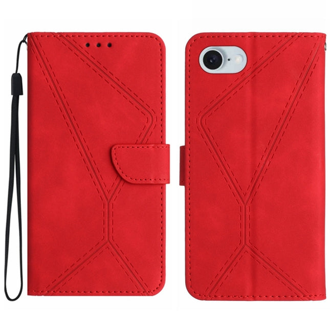 Stitching Embossed Leather Phone Case, For iPhone 17e / 16e, For iPhone 17 Pro Max, For iPhone 17 Pro, For iPhone 17