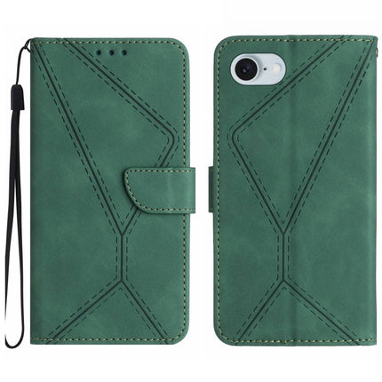 Stitching Embossed Leather Phone Case, For iPhone 17e / 16e, For iPhone 17 Pro Max, For iPhone 17 Pro, For iPhone 17