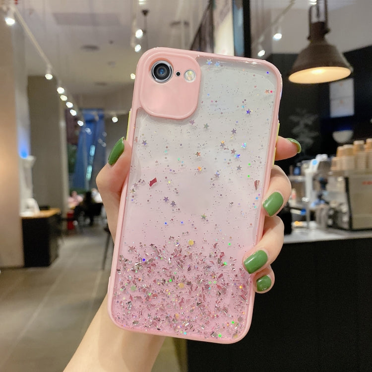 Funda de TPU para teléfono con purpurina en polvo con degradado de estrellas, para iPhone 6s Plus/6 Plus, para iPhone 6s/6